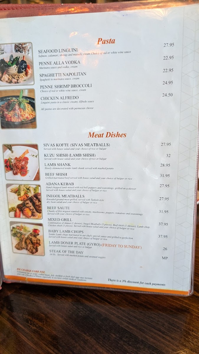 Opera Cafe Lounge Menu - Image 1