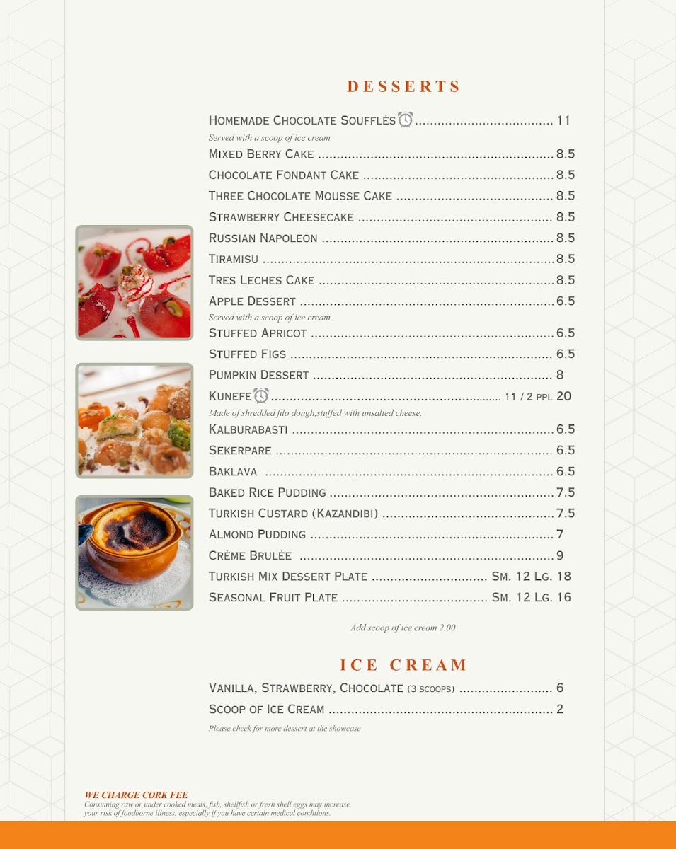 Opera Cafe Lounge Menu - Image 3